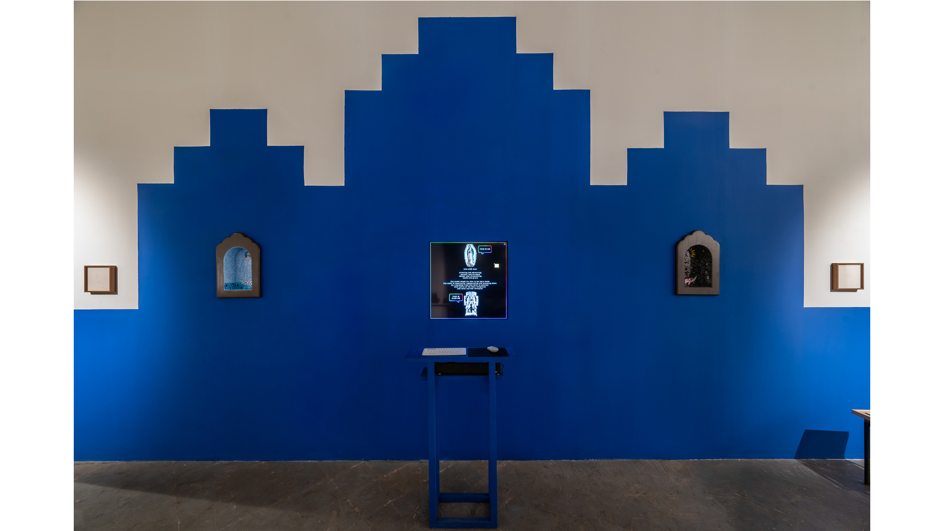 Installation View, Not a Shore, Neither a Ship, But the Sea Itself, Curated by Sahil Naik for Serendipity Arts Festival, Goa, 2025